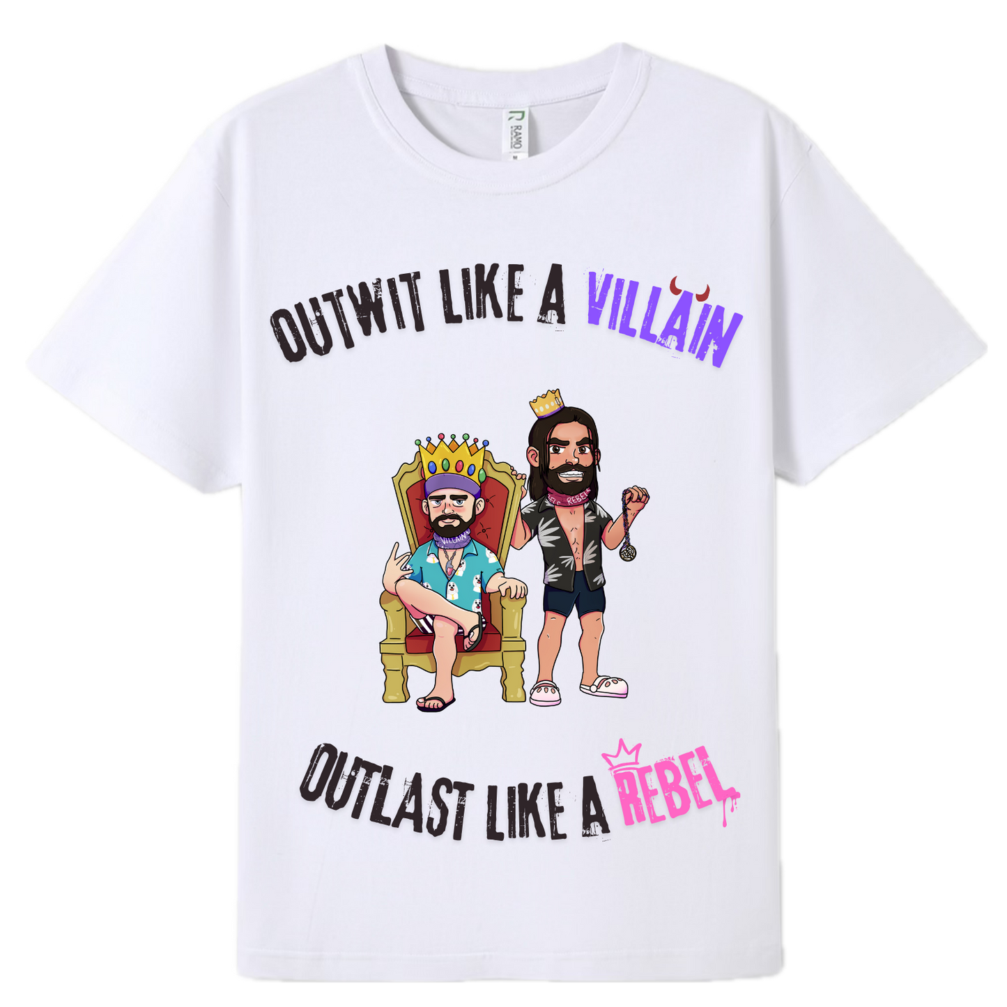 King George x Smiling Assassin White Tee